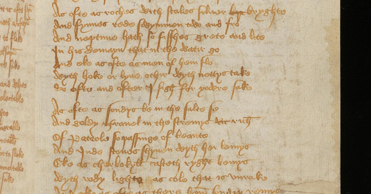 Western Medieval Manuscripts : Findern Manuscript