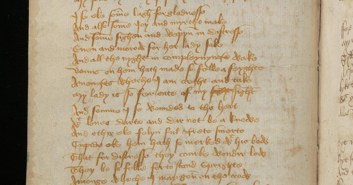 Western Medieval Manuscripts : Findern Manuscript