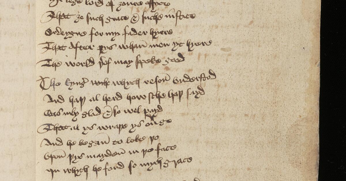 Western Medieval Manuscripts : Findern Manuscript