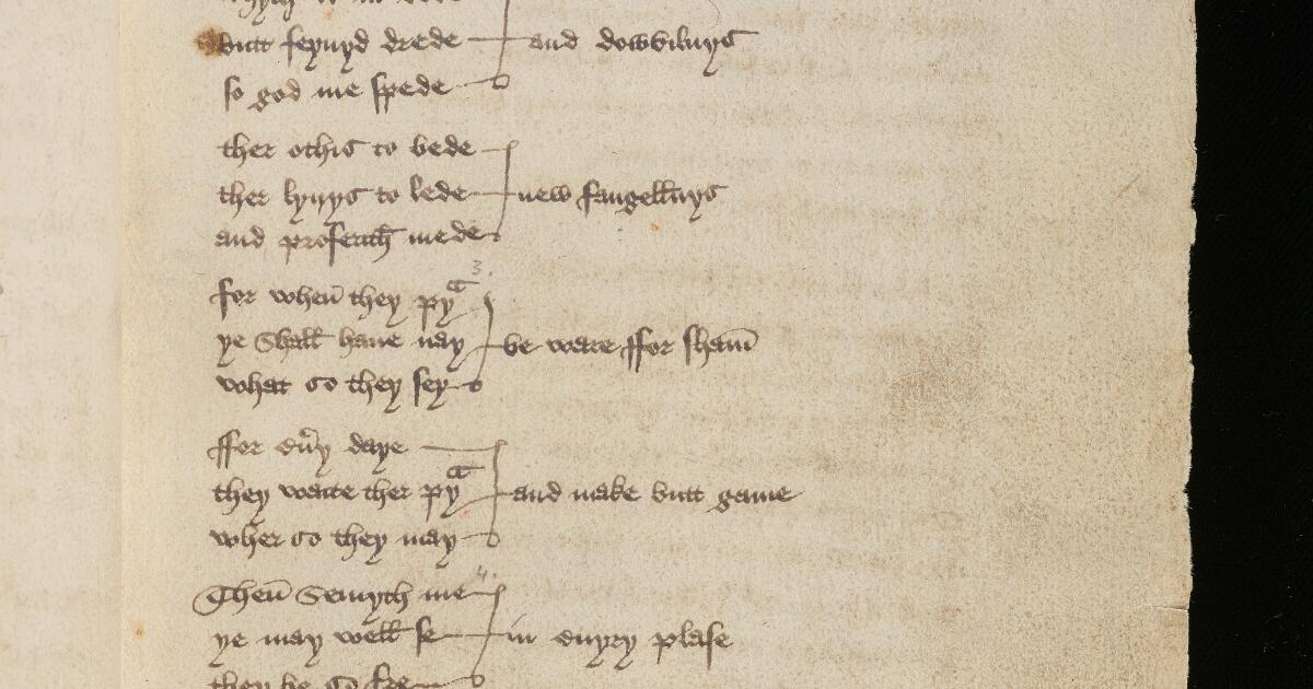 Western Medieval Manuscripts : Findern Manuscript