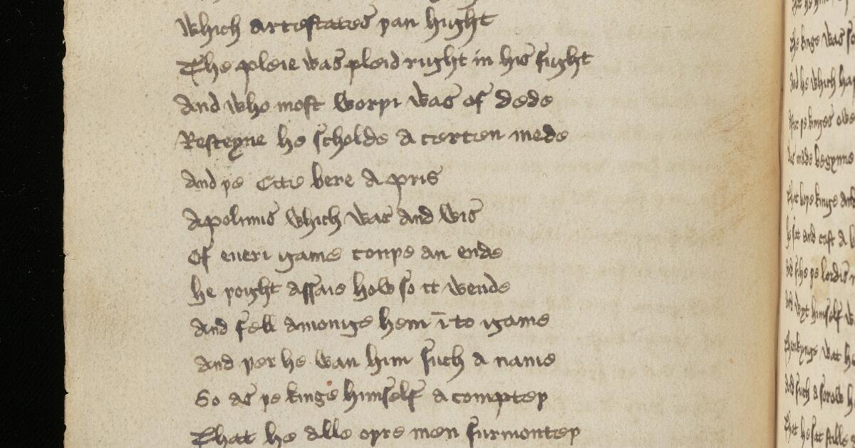 Western Medieval Manuscripts : Findern Manuscript