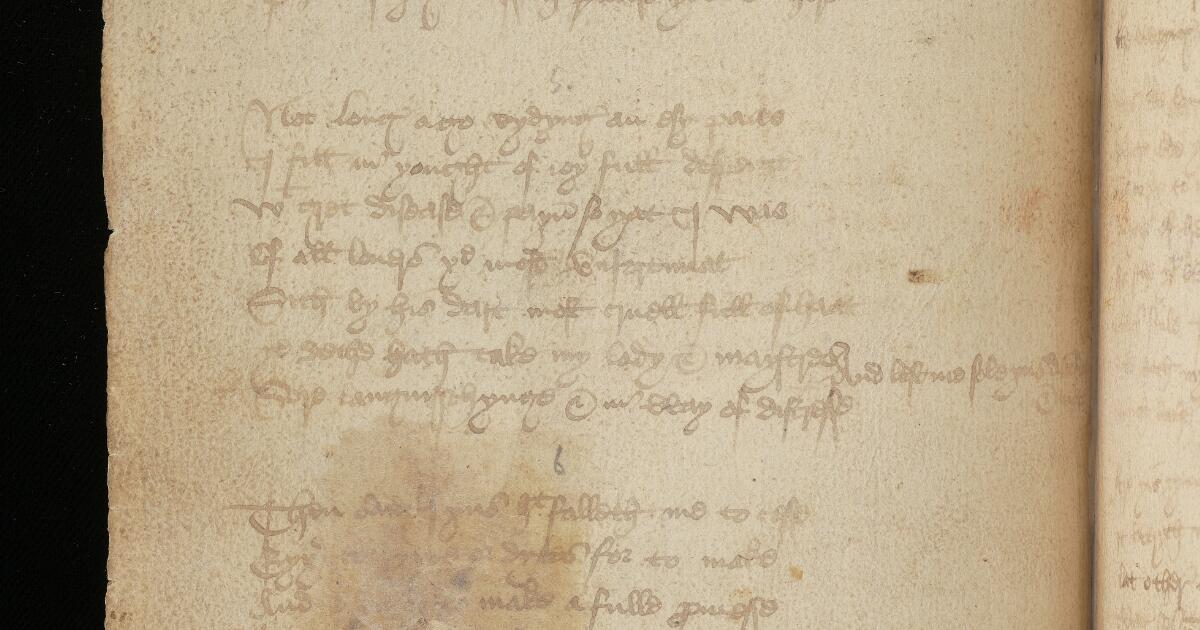Western Medieval Manuscripts : Findern Manuscript