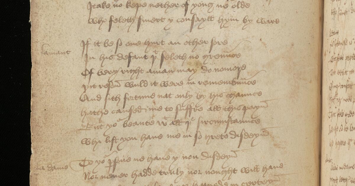 Western Medieval Manuscripts : Findern Manuscript
