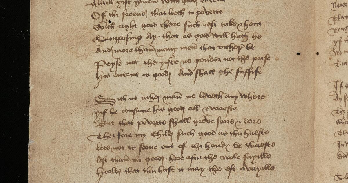Western Medieval Manuscripts : Findern Manuscript