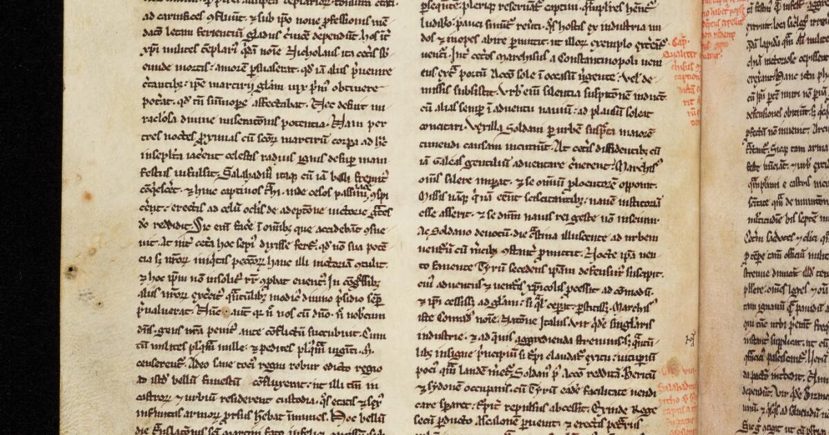 Western Medieval Manuscripts : Compilation of crusade texts