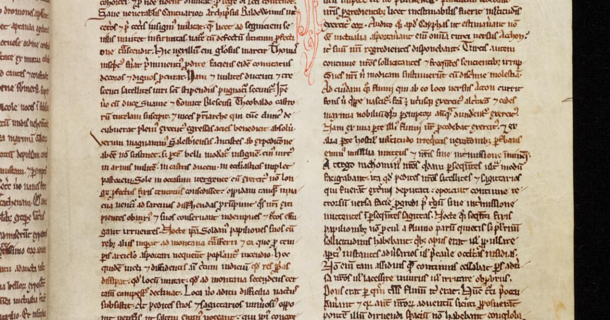 Examples Of Medieval Writing Western Medieval Manuscripts : Compilation of crusade texts
