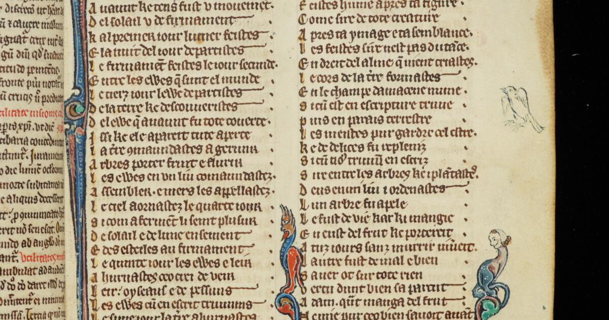 Western Medieval Manuscripts : Trilingual compendium of texts
