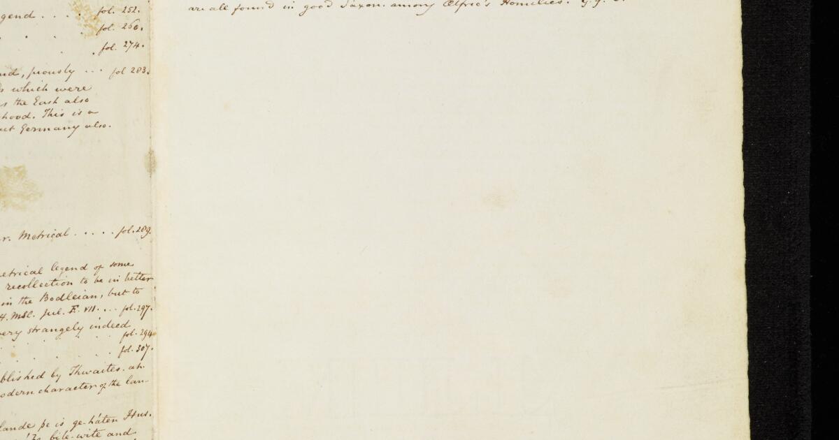 Western Medieval Manuscripts : Homilies and saints' lives, in Old English