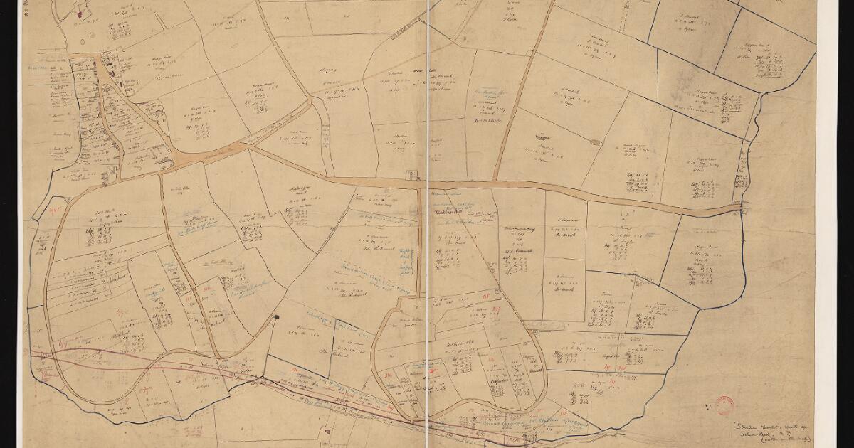 Stuntney Maps : Plan of land at Stuntney, near Ely