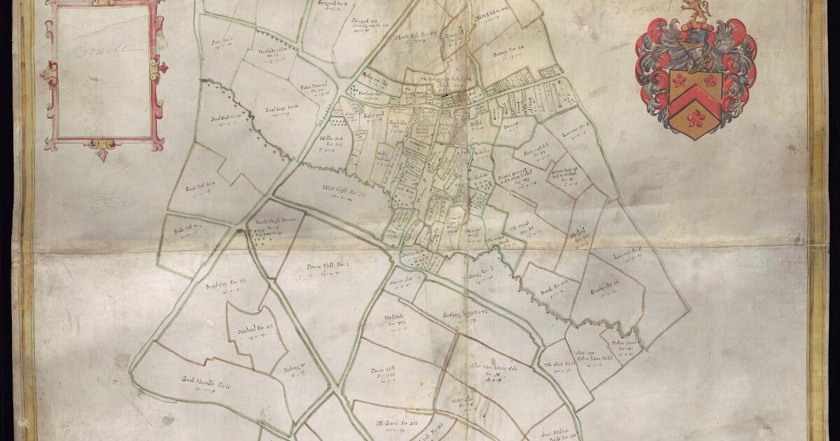 Maps : [Plan of the Chicheley Estate, Orwell, 1686]
