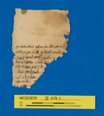Letter Mosseri II.119.1