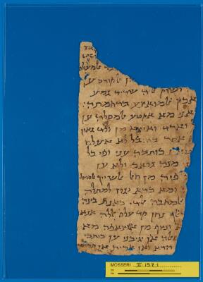 Letter Mosseri II.137.1
