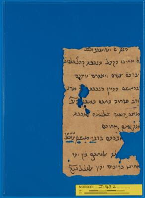 Letter Mosseri II.143.2