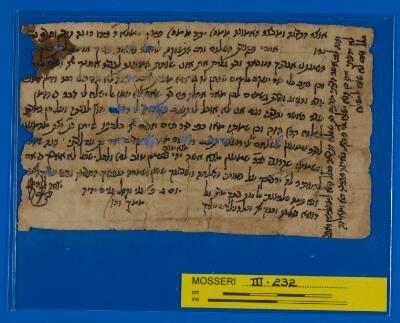 Letter Mosseri III.232