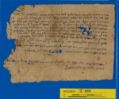 Letter Mosseri V.356