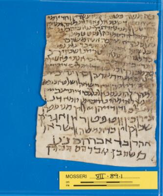 Legal document: geṭ Mosseri VII.89.1