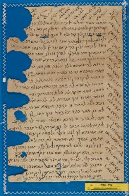 Genizah Fragment Or.1080 J78