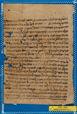 Genizah Fragment Or.1080 J273