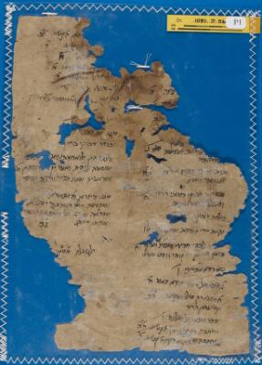 Genizah Fragment Or.1081 J56