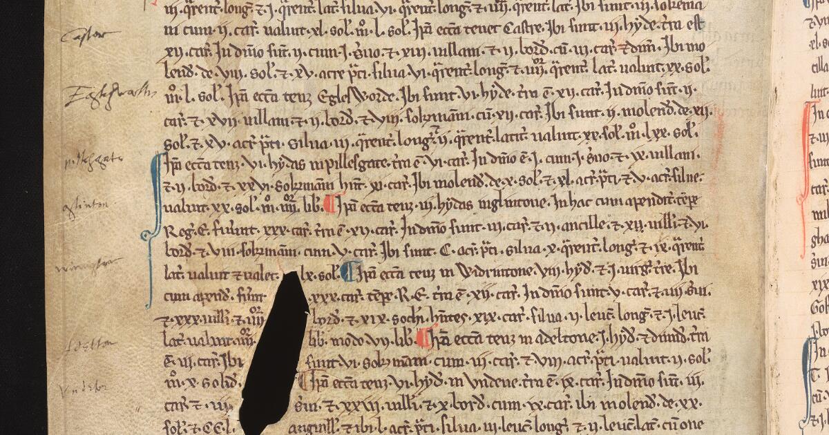Western Medieval Manuscripts : Cartulary of Peterborough Abbey (The ...