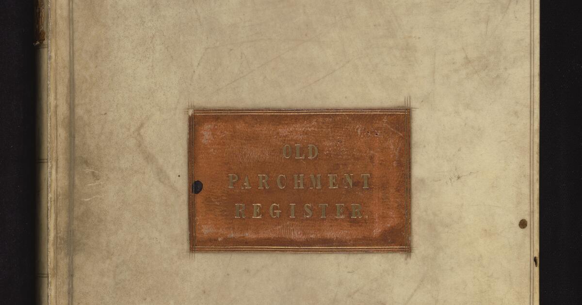 Queens' College The Old Parchment Register