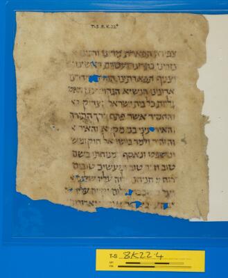 Genizah Fragment T-S 8K22.4