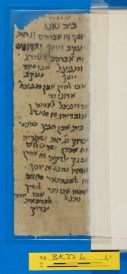 Genizah Fragment T-S 8K22.6