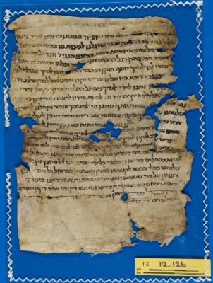 Genizah Fragment T-S 12.126