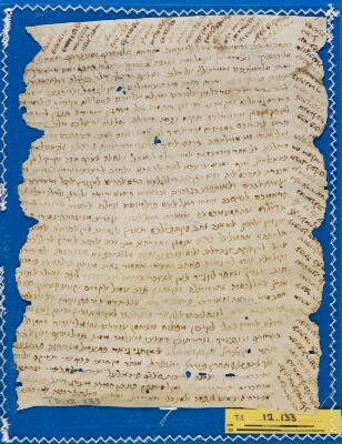 Genizah Fragment T-S 12.133