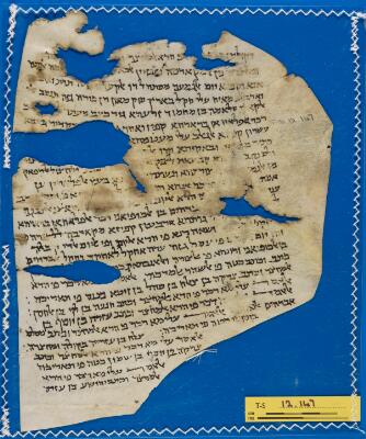Genizah Fragment T-S 12.147