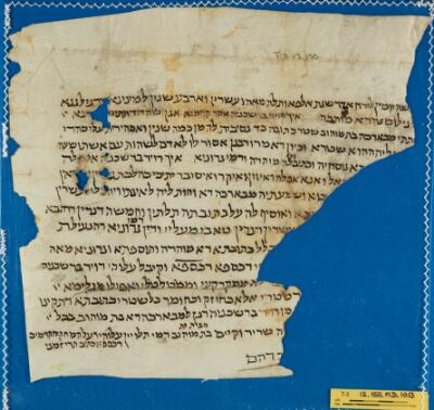 Genizah Fragment T-S 12.155