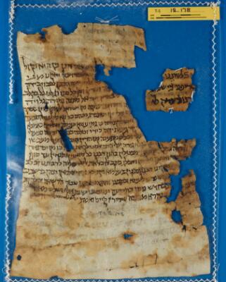 Genizah Fragment T-S 12.178