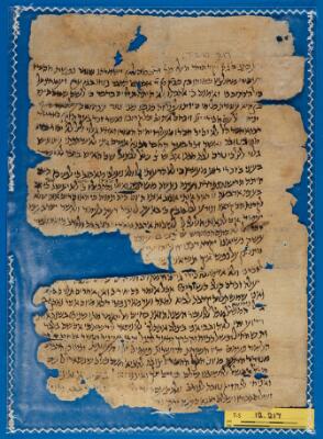 Genizah Fragment T-S 12.217