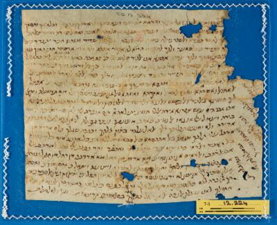 Genizah Fragment T-S 12.224