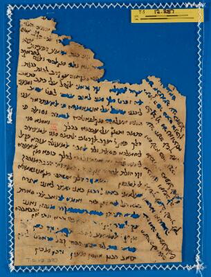 Genizah Fragment T-S 12.287