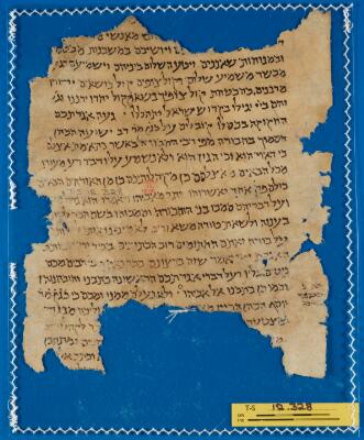 Genizah Fragment T-S 12.328