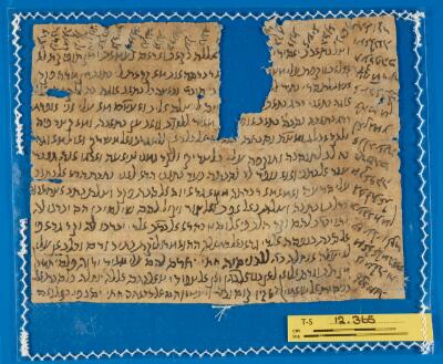 Genizah Fragment T-S 12.365