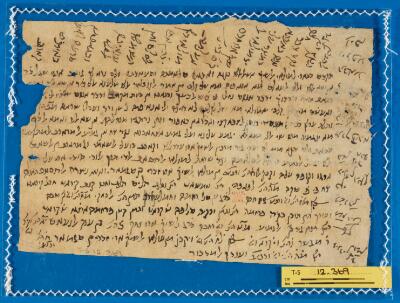 Genizah Fragment T-S 12.369