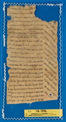 Genizah Fragment T-S 12.392