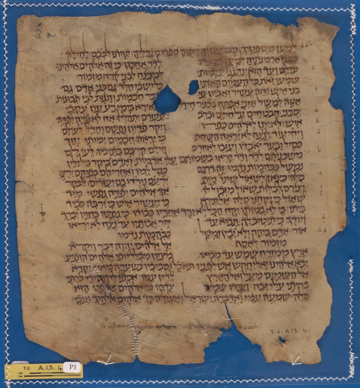 T-S A13.4, side 2