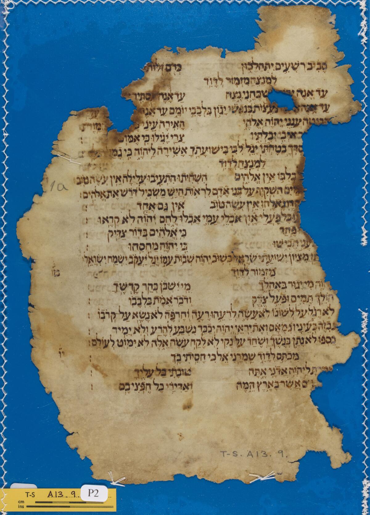 T-S A13.9, side 2