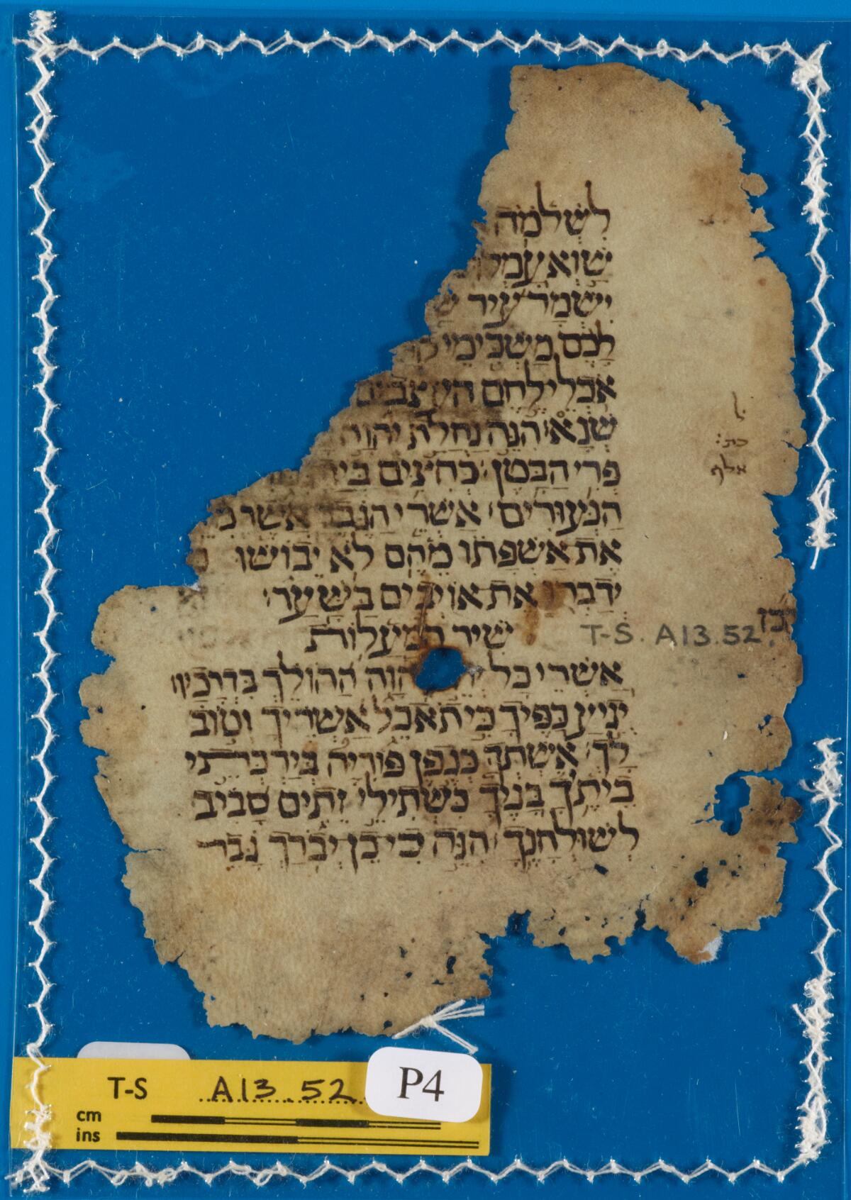 T-S A13.52, side 1
