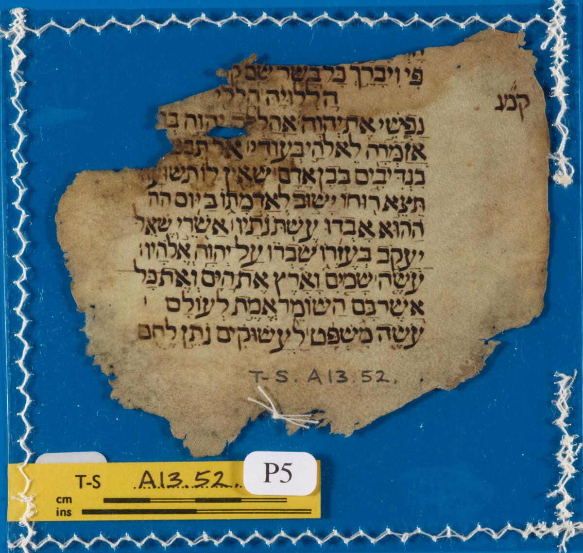 T-S A13.52, side 2