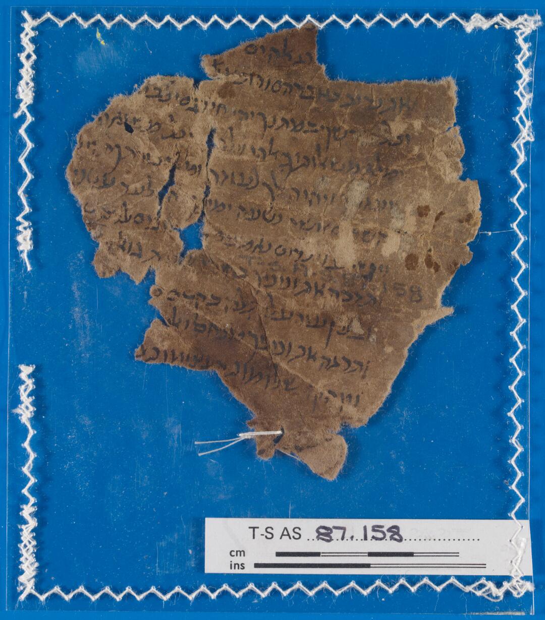 Letter: T-S AS 87.158