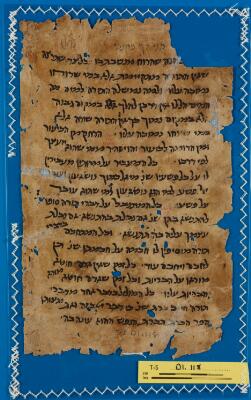 Babylonian Talmud T-S D1.118