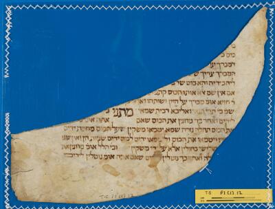 Babylonian Talmud T-S F1(1).12