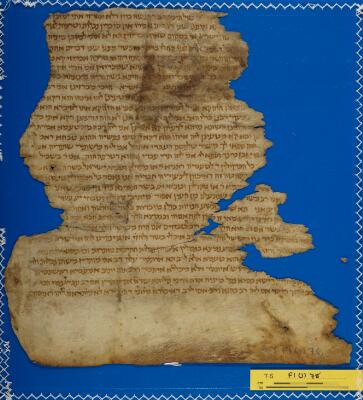 Babylonian Talmud T-S F1(1).78