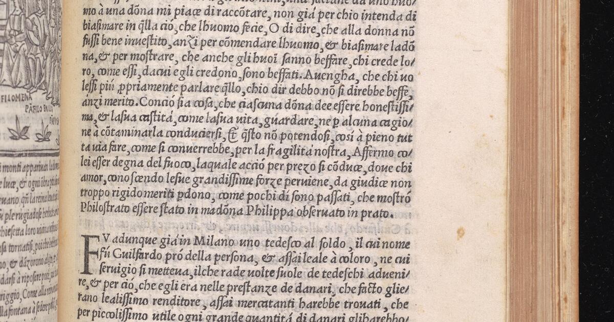 Treasures of the Library : Il Decamerone Di Messer Giovanni Bocchaccio ...