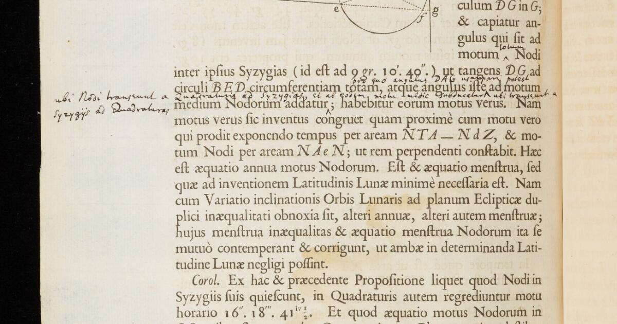 Newton Papers : Philosophiæ naturalis principia mathematica